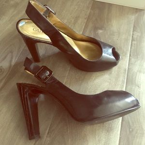 Guess semi chunky heel sandals